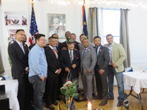 Rocco and the members of the Rocco Moretto Post 2348 on the 70th Anniversary of D-Day.